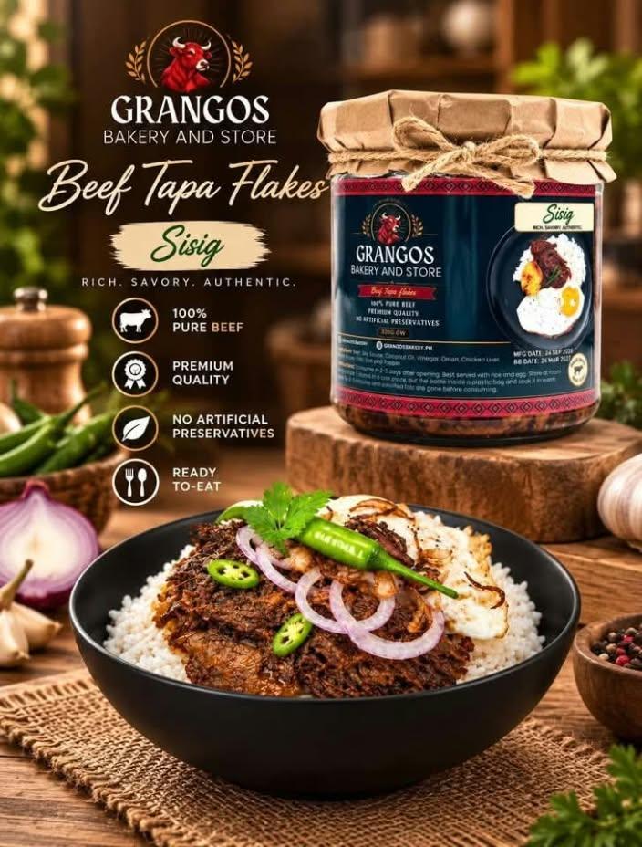 Beef Tapa Flakes Sisig