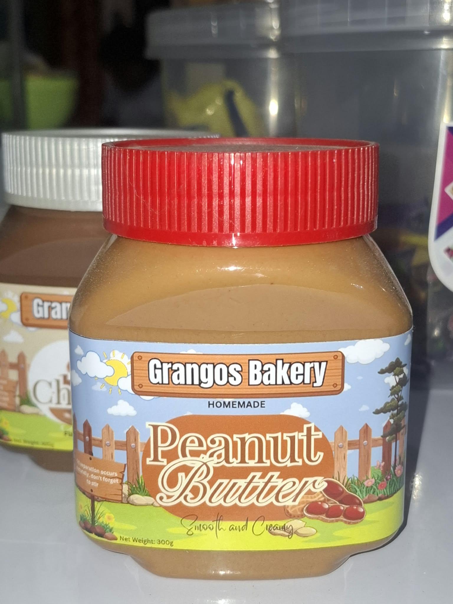 homemade spread "peanut butter flavor"